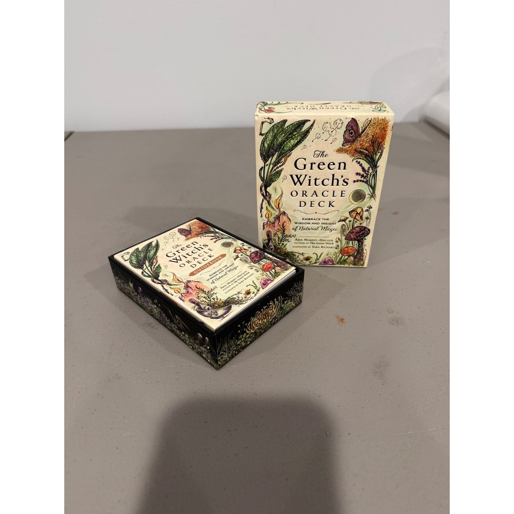 The Green Witch's Oracle Deck Arin Murphy-Hiscock Multi Color Botanical Art